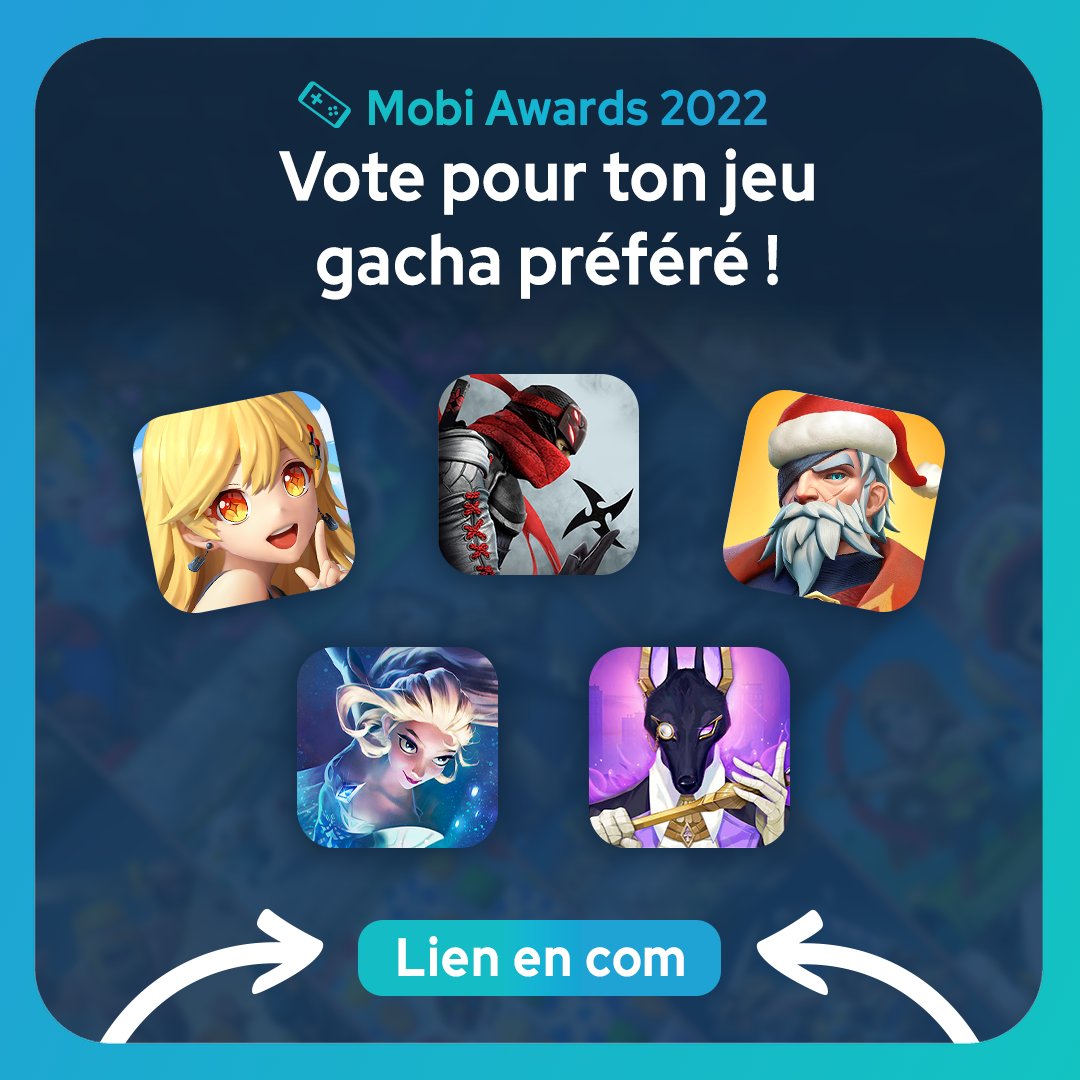 fr_mobi_gg's tweet photo. Vote pour ton gacha mobile préféré ! 📱
@dislyte @FigureFantasy @awakenchaosera #InfiniteMagicRaid @Mirrorverse https://t.co/XSUAHD5a91
