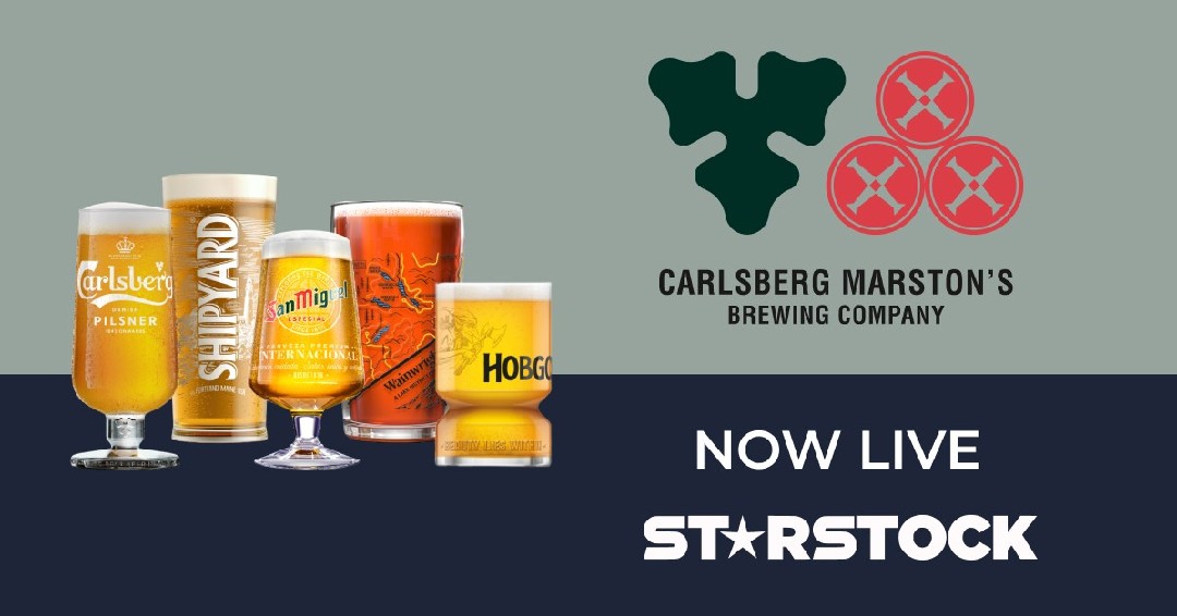 We are delighted to announce that Carlsberg Marstons Brewing company are now live on the StarStock platform - check out the products at:
starstock.co.uk/brands/carlsbe…