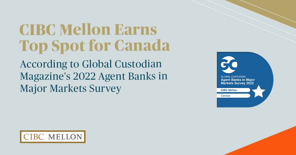 CIBC Mellon (@cibcmellon) on Twitter photo CIBC Mellon once again earns the top spot for Canada as part of <a href="/globalcustodian/">Global Custodian</a>'s 2022 Agent Banks in Major Markets Survey. For more information, read our press release: bit.ly/3hHzIEK CIBC Mellon once again earns the top spot for Canada as part of <a href="/globalcustodian/">Global Custodian</a>'s 2022 Agent Banks in Major Markets Survey. For more information, read our press release: bit.ly/3hHzIEK