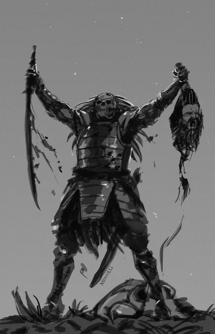mad warrior sketch 