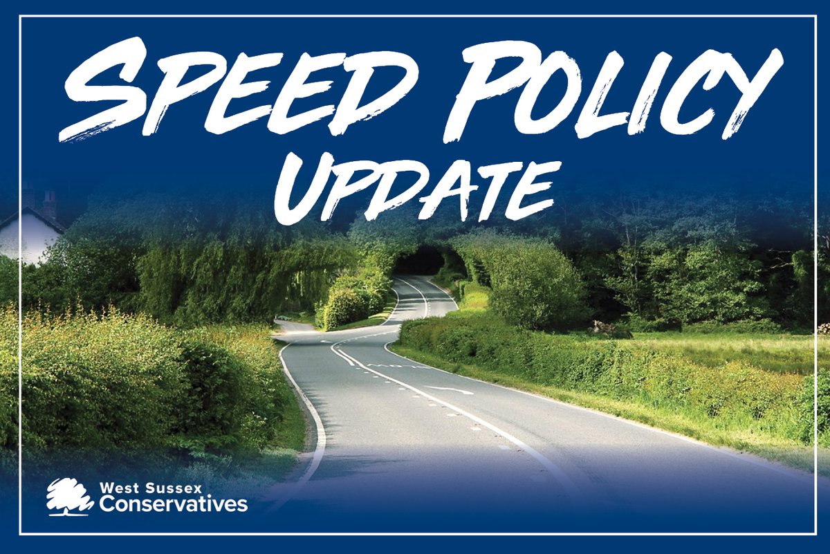 West Sussex Conservatives have updated the Councils speed limit policy which will help vulnerable road users and make active travel choices more attractive in the County. Find out more here:

westsussexconservatives.co.uk/news/speed-pol…
