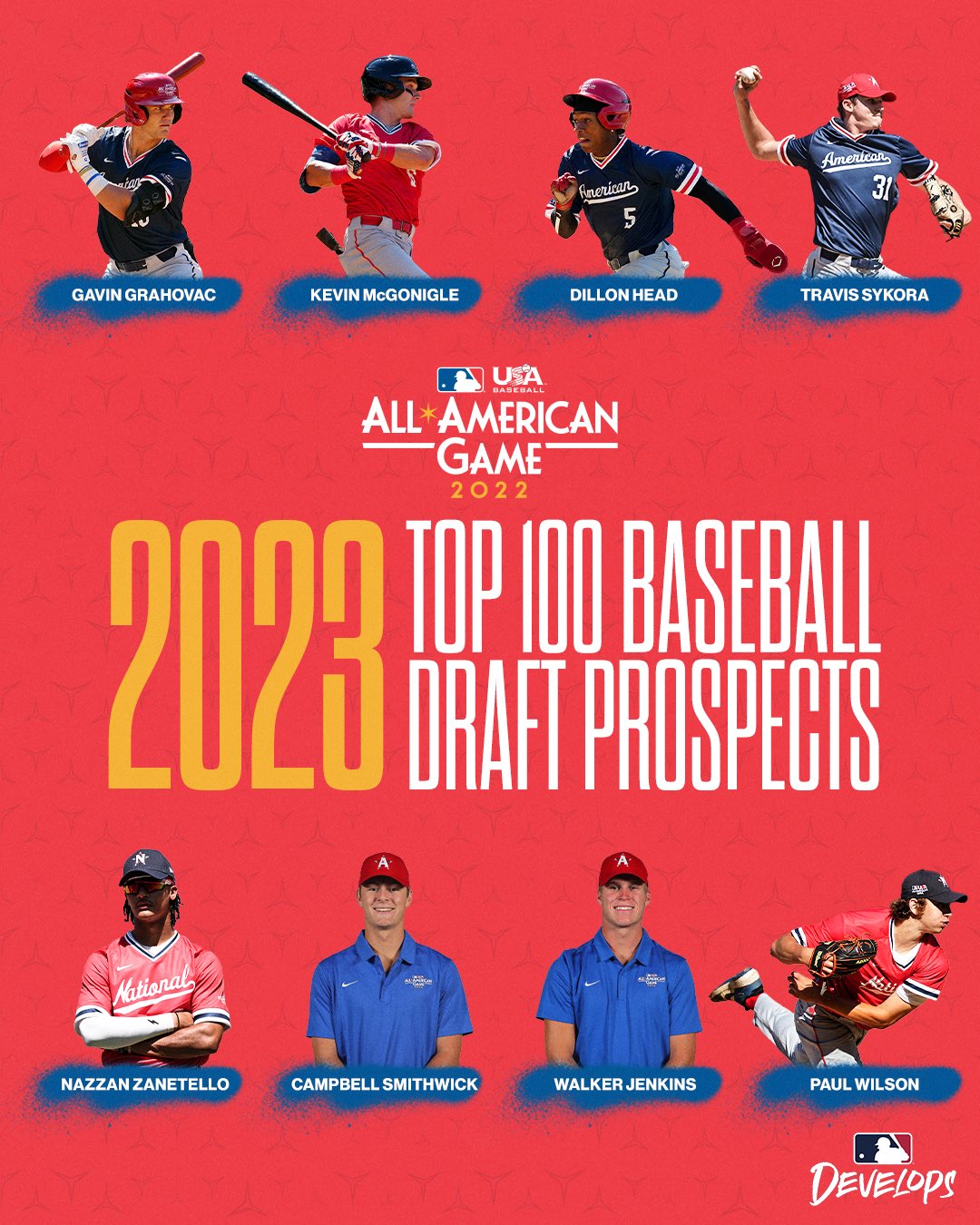 MLBDevelops on Twitter "Congratulations to our 2023 High School All
