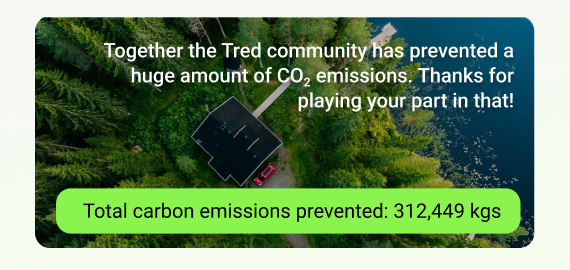 Tred_Earth's tweet photo. What did you do for the planet this year? 🌍

Find out with your year in Tred 🎁 https://t.co/8fmaRJvuo5