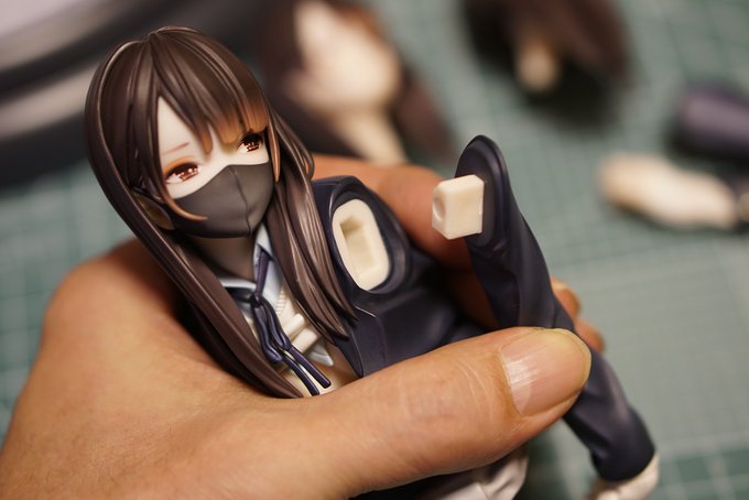 「妄想秘メ事少女 二」
目のタンポ以外は量産同等品でのサンプルが届きました。
各部嵌合強度も彩色も問題なさそうです。

工場の皆さん頑張ってくれてます。
ありがとうございます。 