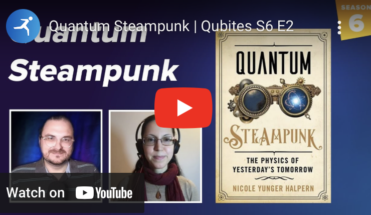 A bite-size podcast with <a href="/Valorem/">Valorem Reply</a>: In 10 minutes, what's #steampunk, what's #quantumsteampunk, and how can you win $1,500 with a quantum-steampunk short story? <a href="/JHUPress/">Hopkins Press</a> 
youtube.com/watch?v=_h7afJ…