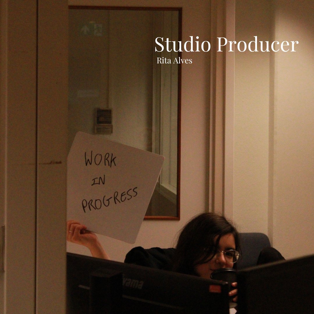 Our Studio Producer Rita Alves has been working hard and has made a lot of progress getting the show ready.

Make sure to tune in Thursday December 22nd at 13:15 using the link in our description.

<a href="/univgron_journ/">RUG Journalistiek</a> 
<a href="/Gro_Observer/">The Groningen Observer</a>