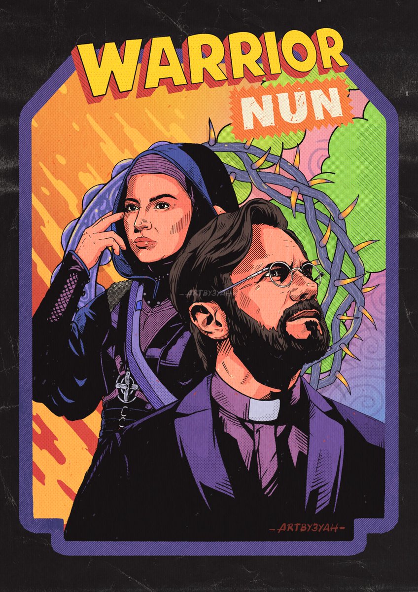 artby3yah's tweet photo. Father Vincent and Mother Superion.

#SaveWarriorNun #FatherVincentMotherSuperion https://t.co/HkwwFuBQlY