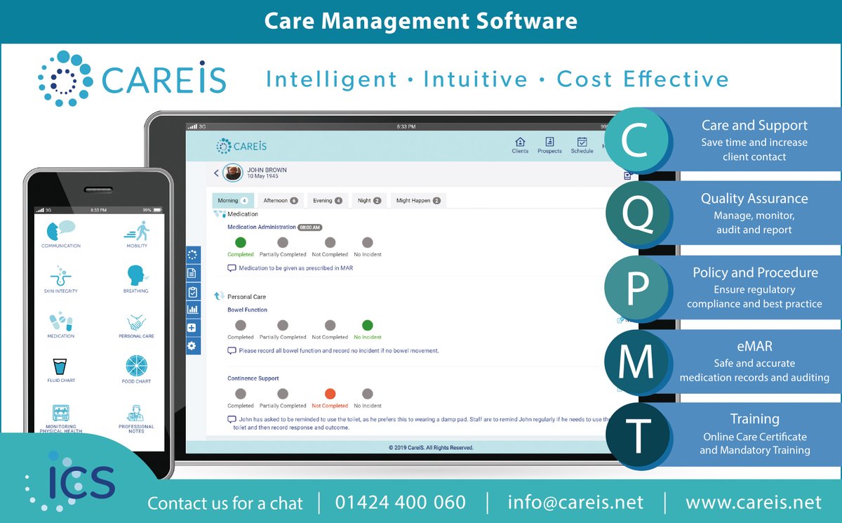TheCarerUK's tweet image. Are Looking for a Care Management System That Answers All of Your Quality, Monitoring and Compliance Needs?
Then Look No Further Than CARE IS.
#care #caremanagement #caresoftware #carehomes

Visit careis.net for more information about this product.
