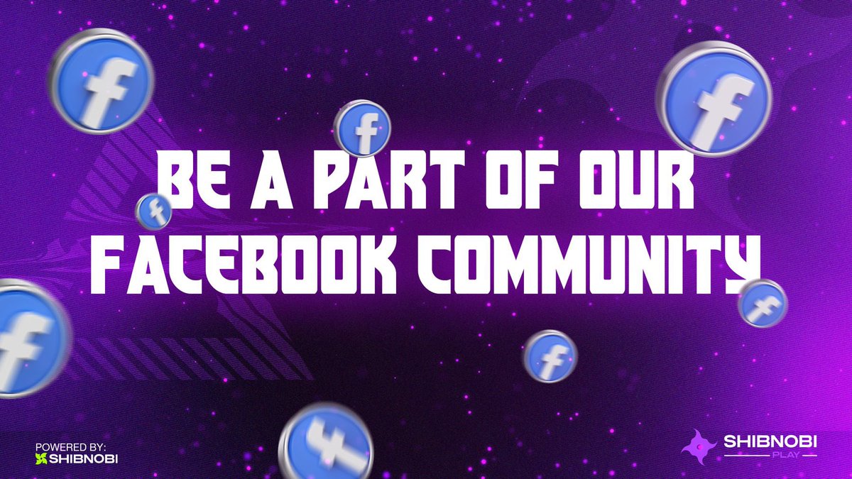 Hello #Shibnobi family🙌🏻

Shibnobi Play is now on Facebook! 

Follow us through the link below and be a part of our Facebook community 👀👇
facebook.com/ShibnobiPlay/

#shibnobi #shibnobi_play #facebook