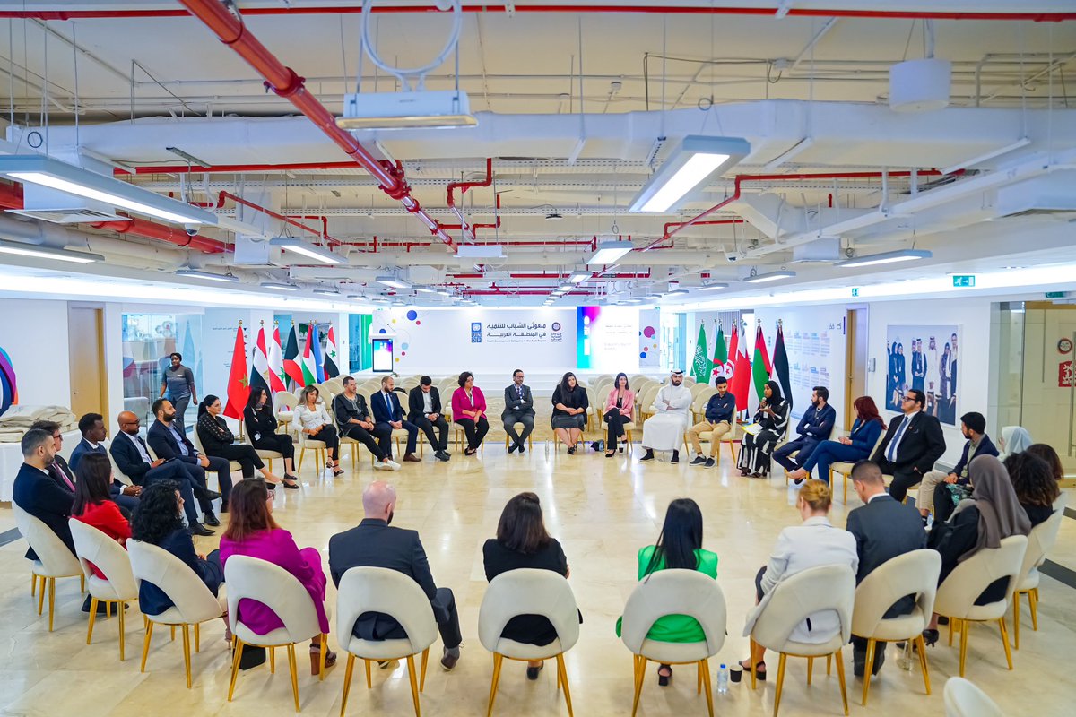 AlaIsbeitan's tweet photo. Remarkable experience being a youth delegate with @UNDP and @ArabYouthCenter. We have found the platform to voice our opinion on significant matters for the Arab young generation. Arab youth share similar vision to imagining a future of justice, equality and development https://t.co/kE7hXEtaKf