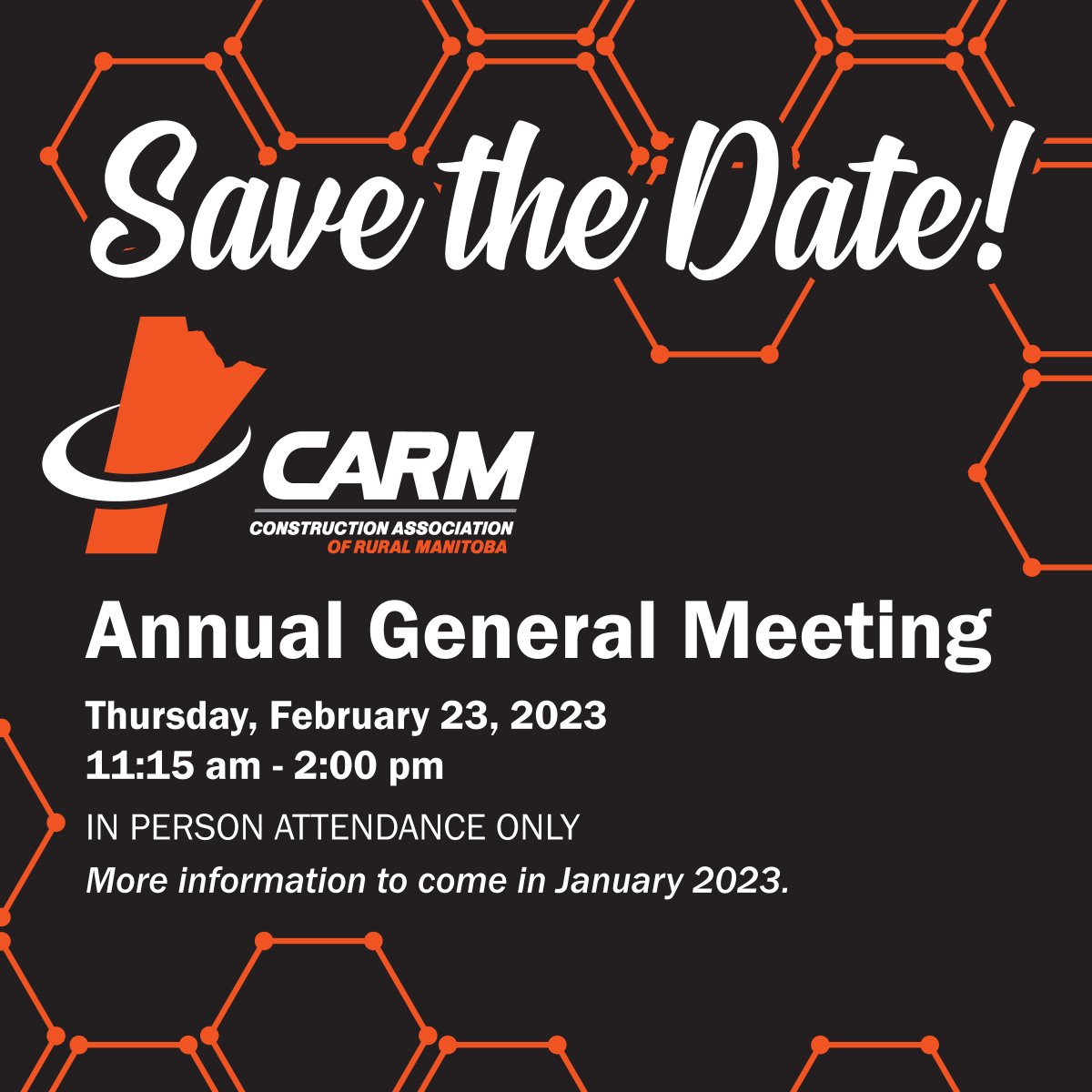 SAVE THE DATE!

#joincarm #savethedate #carmagm