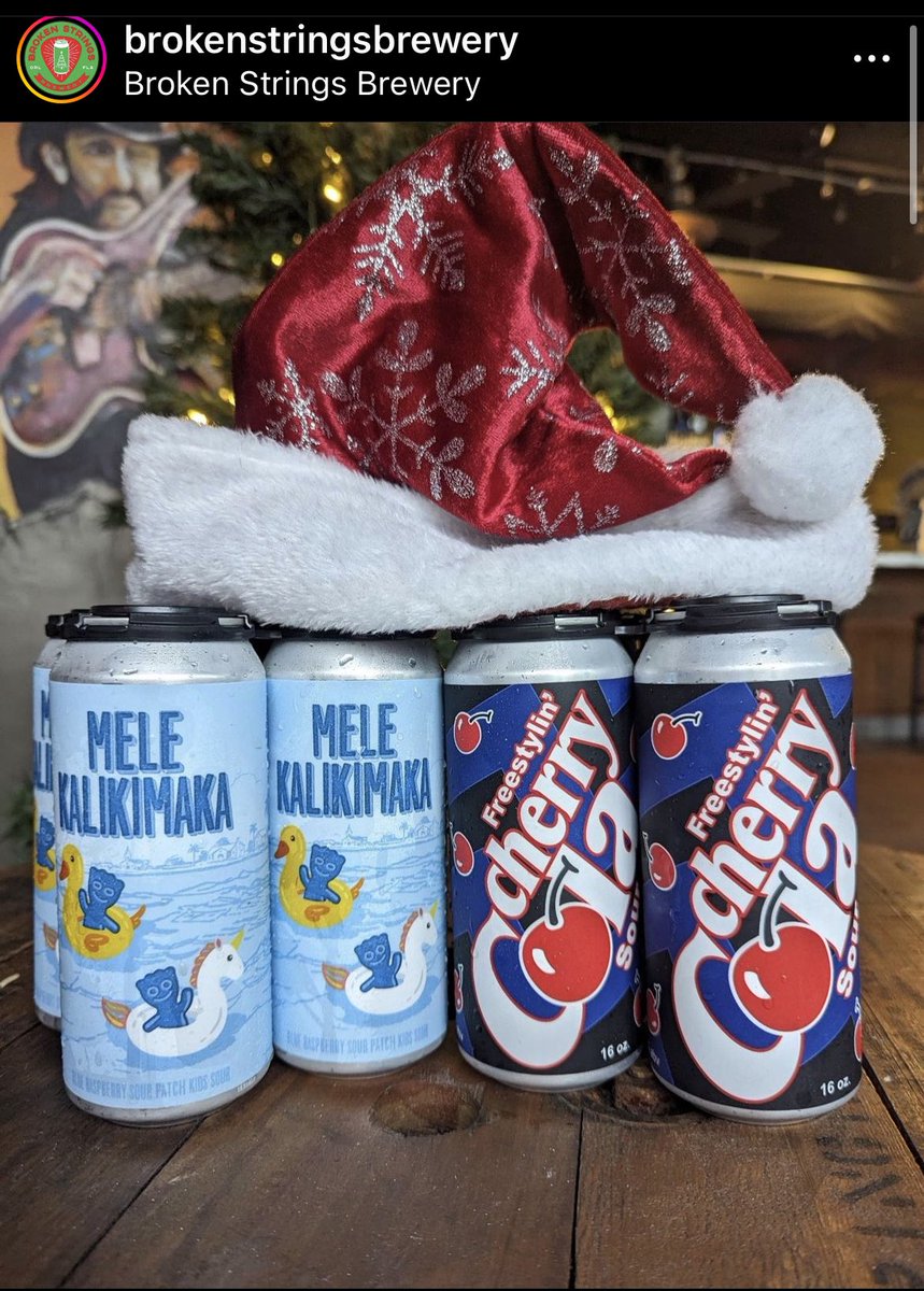 BarStopShorts's tweet photo. ALERT:
This is not a test. Freestylin’ Cherry Cola Sours are back at BrokenStringsBrewery! https://t.co/X5sXDCp31D