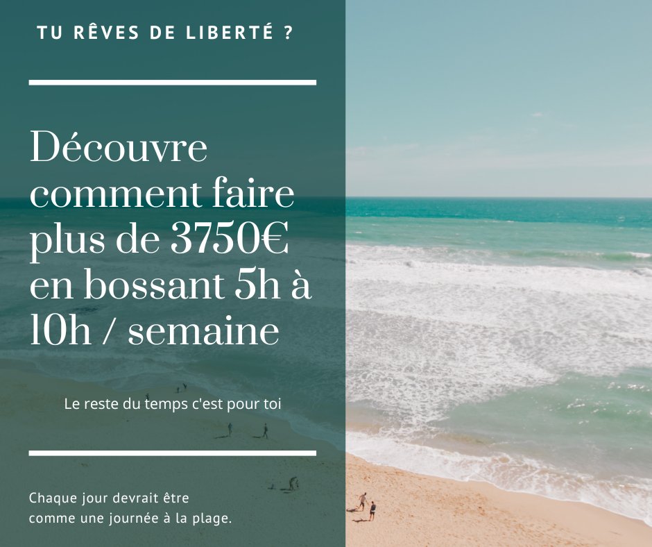 Fabrice6875's tweet photo. NOUVEAU 

Voici comment faire 3750€ par mois en écrivant de simples textes sur Word

Masterclass TOTALEMENT GRATUITE

CLIQUES ICI : https://t.co/PLu64Goviw https://t.co/1uyaP4B2dn