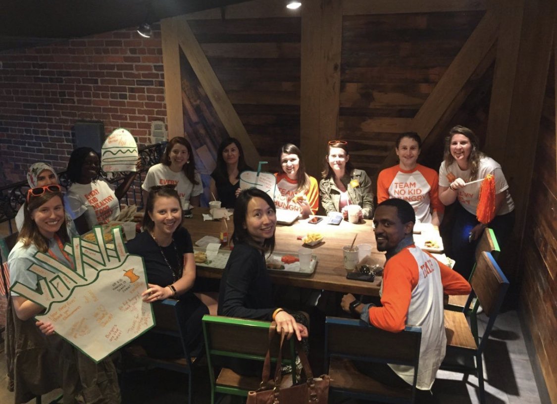 SarahRBarrie's tweet photo. After 5 years, tomorrow is my last day at @nokidhungry. I am so grateful for all of the experiences, friendships + lessons learned. I am lucky to have been a part of this team and to have worked alongside so many great #HungerHeroes. I’ll always be cheering on team #NoKidHungry. https://t.co/ZBJAqw2SO3