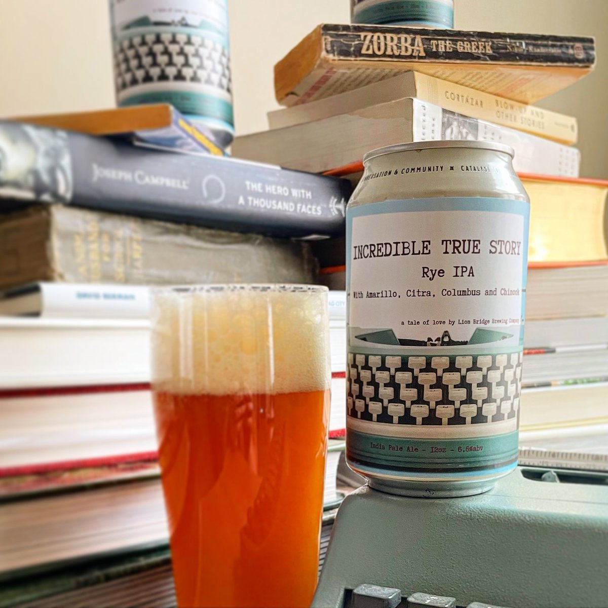 Our last new beer of 2022. A great year of beer it was. 

Incredible True Story (6.6%abv) is a beautiful blend of impactful hops, rye spice, and a light caramel character that leaves you wanting more. All Incredible and True.