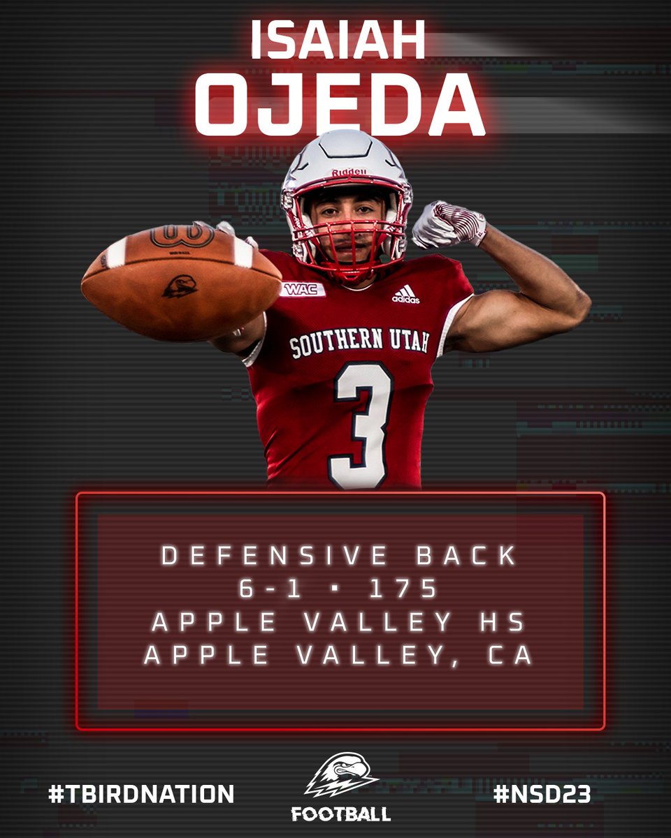 Welcome, <a href="/Isaiah_Ojeda3/">Zay</a>!

⚡️3x 1st team All-League 
⚡️2x 1st team all area 
⚡️Team lockdown player of the year 
⚡️Apple Valley athletic core value award winner 

#FocusFightFinish x #TBirdNation
