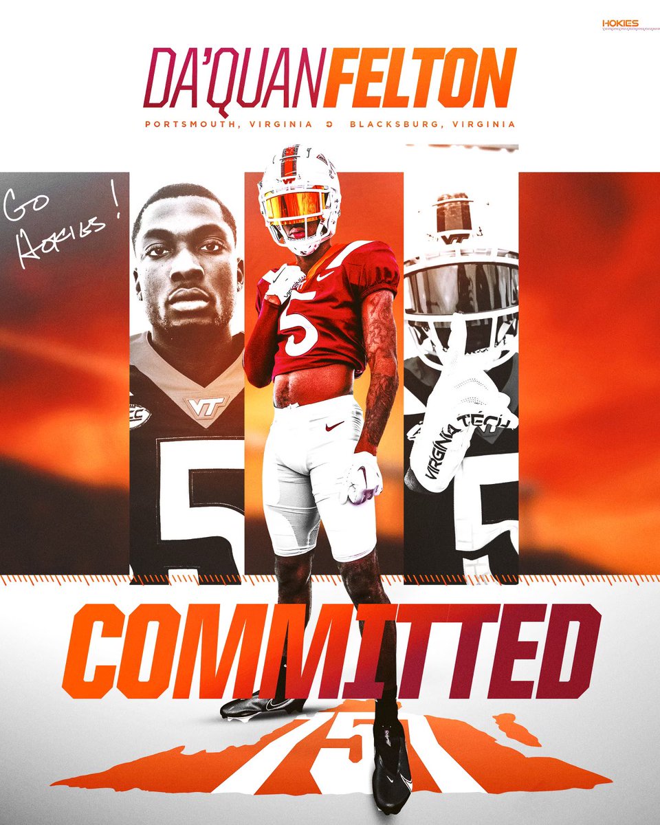 Dfeltonn's tweet photo. #GoHokies https://t.co/gnuGjm9aFM