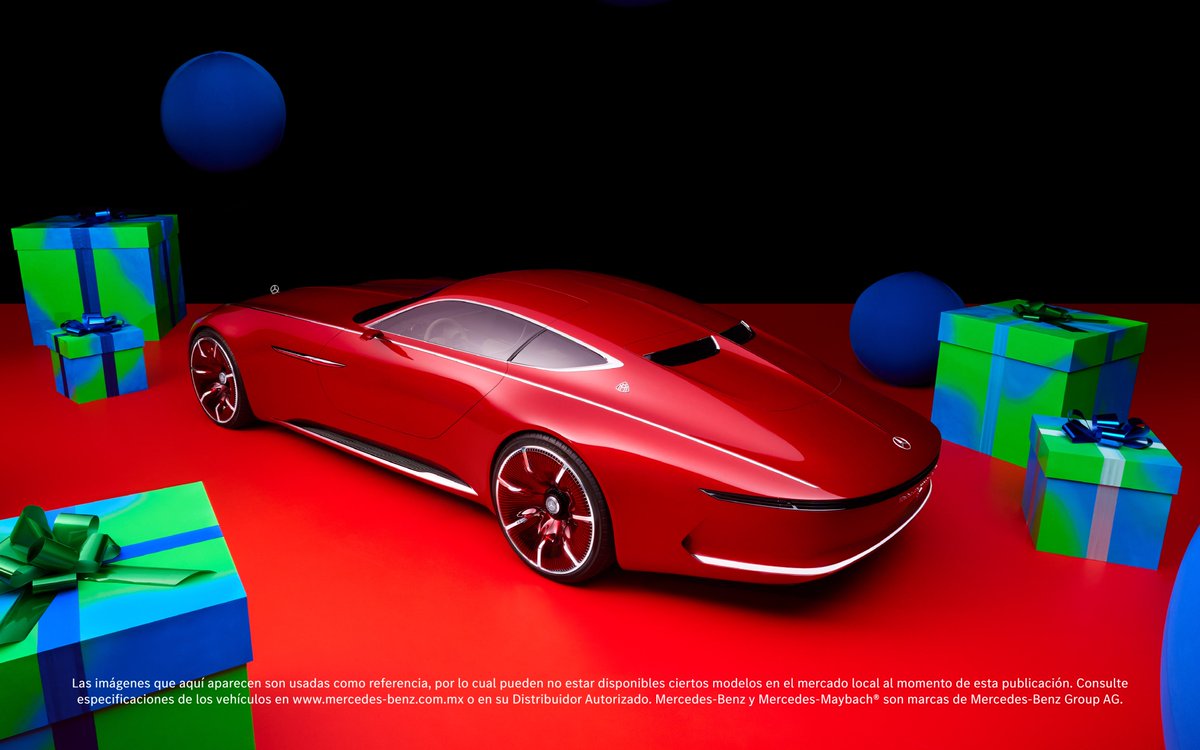 MercedesBenzMx's tweet photo. La última entrega festiva, Vision Mercedes-Maybach 6 Coupé. Imagina tus regalos entregados por este trineo. #MercedesMaybach #Maybach #VMM6 #SophisticatedLuxury #VisionCar https://t.co/yxcU9V1ZBY