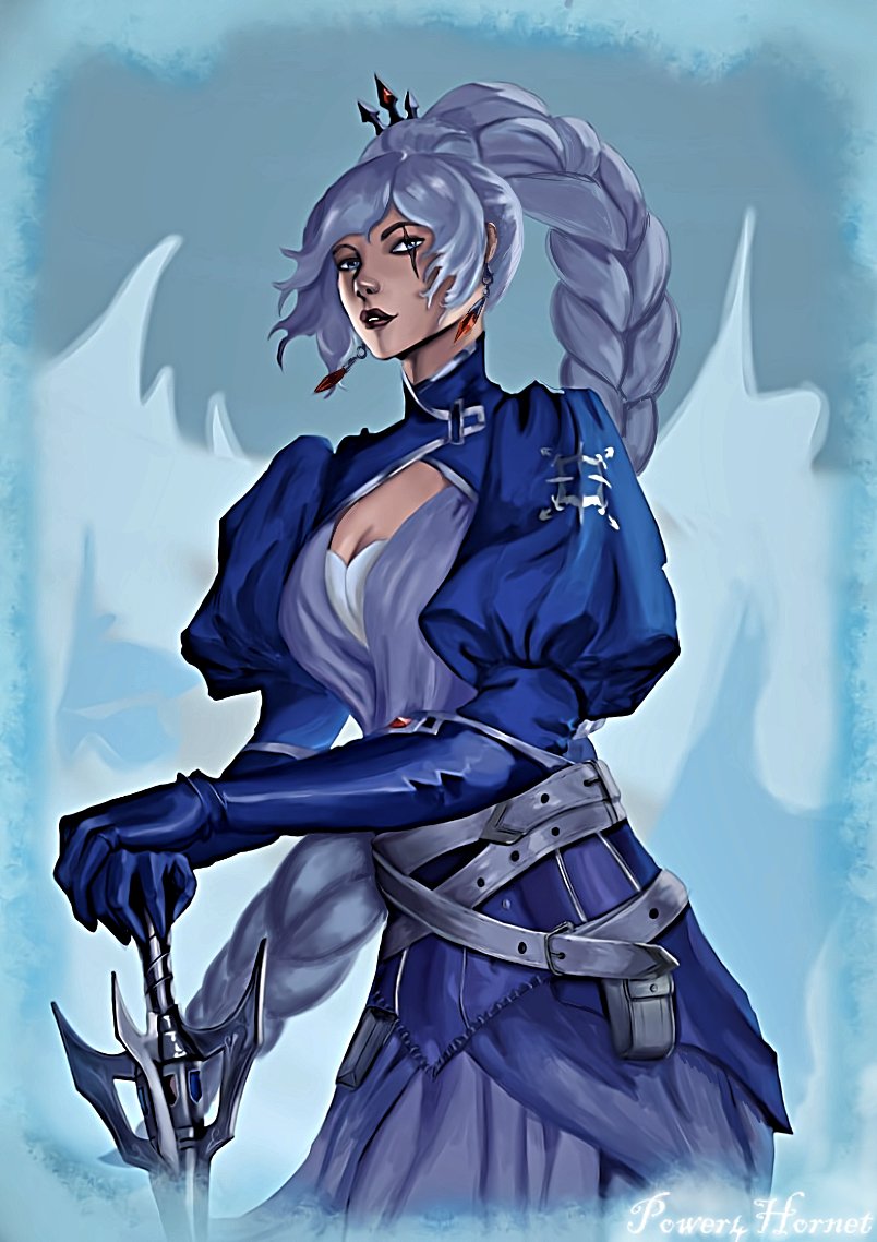 Weiss Schnee, just because it's my favorite collaboration Smite has done so far❄️
#art #smiteart #smitefanart #RWBYfanart <a href="/HiRezArtShow/">Smite Art Show 🎨</a>