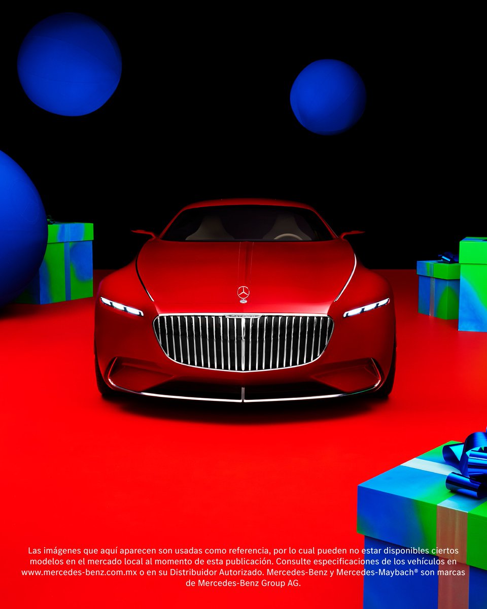 MercedesBenzMx's tweet photo. El arte de dar, entregado por Vision Mercedes-Maybach 6 Coupé. ¿Qué regalos has compartido este año? #MercedesMaybach #Maybach #VMM6 #SophisticatedLuxury #VisionCar https://t.co/QgELd4c9EV