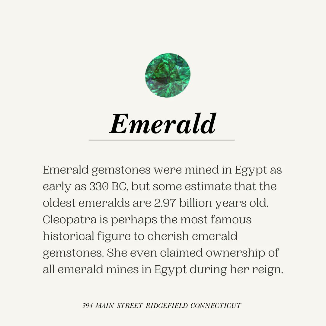 Are you a fan of emeralds? 💚 Head to our website linked in our bio to see our selection of emeralds! #craigsfinejewerly #emeralds #gems #cleopatra #jewerly
