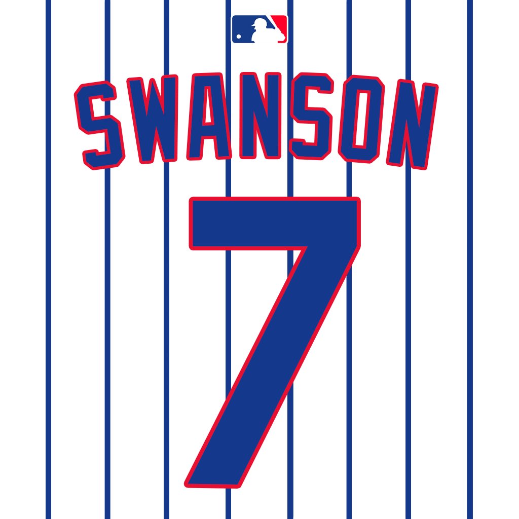 MLB Jersey Numbers on Twitter "SS Dansby Swanson (LieutenantDans7) is