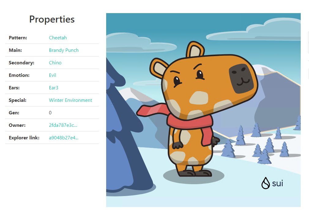 My lovely Capy.
🎁 I just unboxed my Sui Holiday Capy! ❄️ 
Create your own Capy here:  capy.art #CapyHolidays