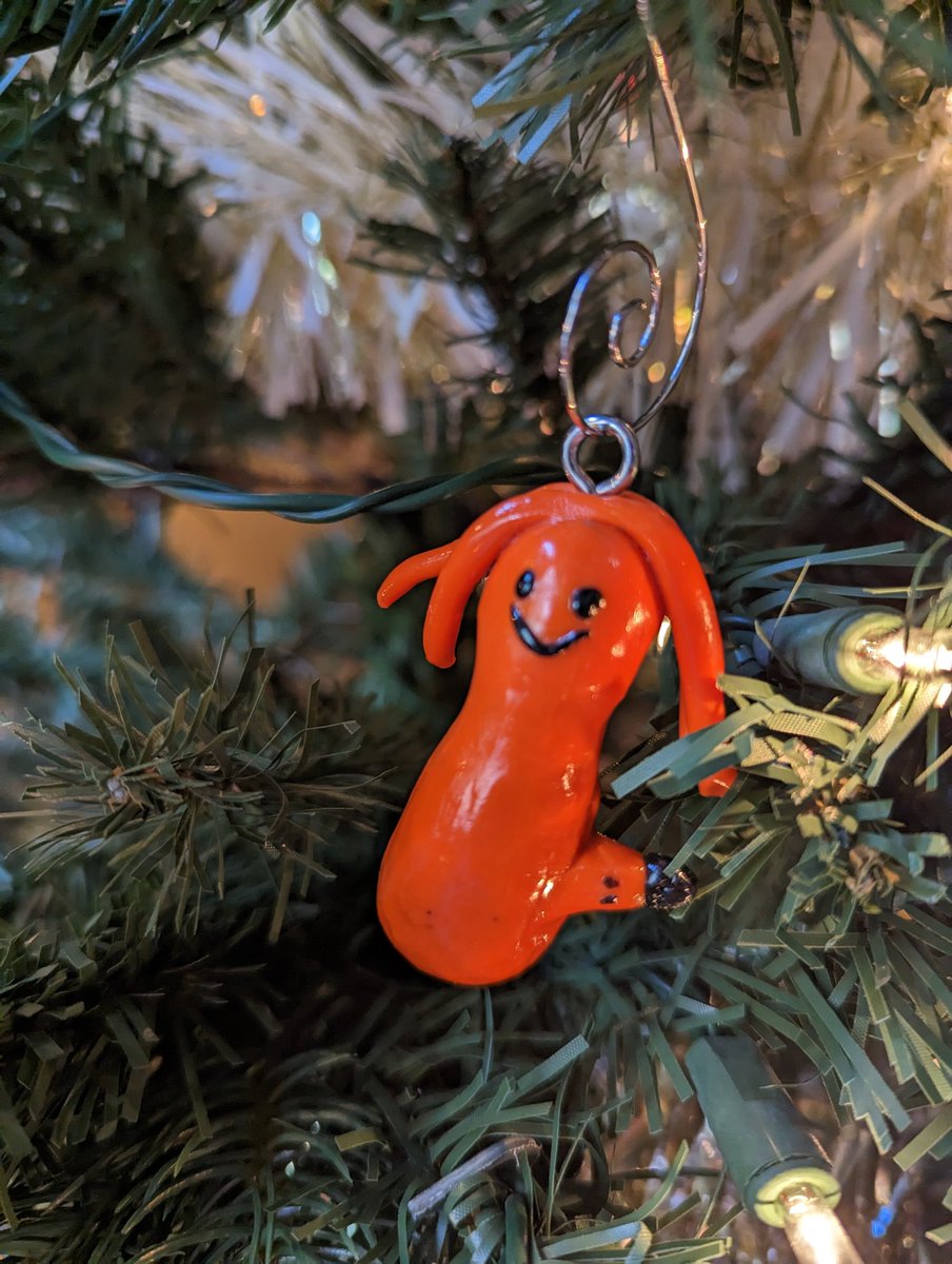 cdmacquarrie's tweet photo. Mom sent us some homemade microbe ornaments #Volvox #Paramecium #Tardigrade #Hydra #proTistTheSeason #Yulekaryotes https://t.co/kpRCAR3h9F