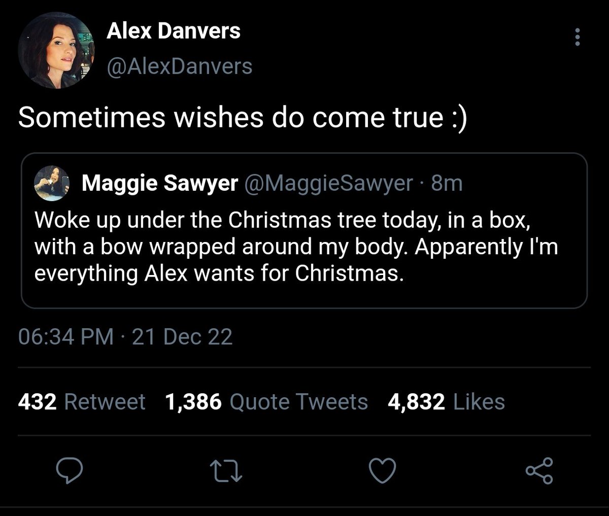 #SecretSanversAdventCalendar Day 21

A Christmas wish by <a href="/leighftlima/">dani</a> 🎁🎀