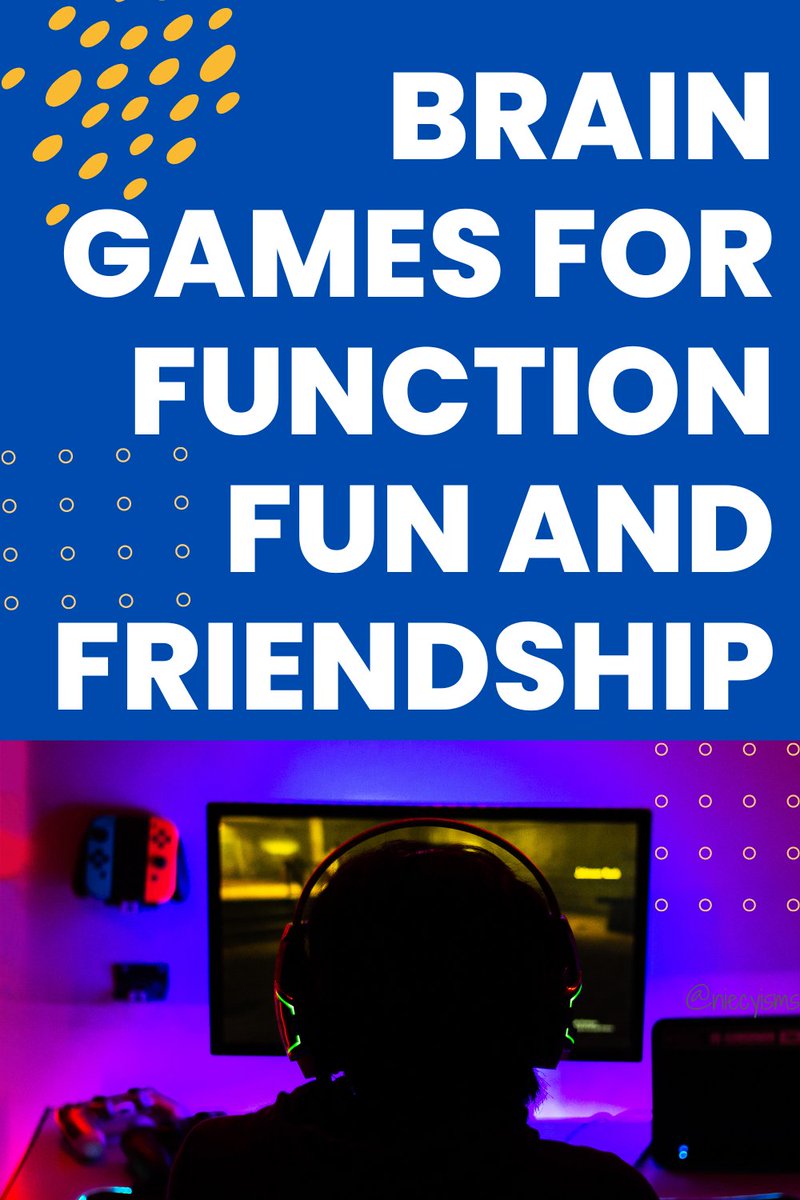 💻📱Tech makes it easy to enjoy learning and playing #games convenient with #online #gaming sites and #apps. Whether you play brain games for function, fun, or friendships, gaming can be a win-win!

niecyisms.com/2022/12/brain-…

#niecyisms #gamingcommunity #Gamerlife #SolitaireGame