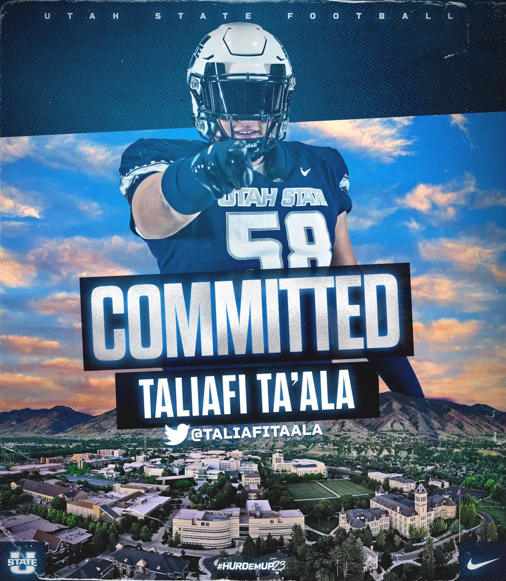 Taliafi Taala (@taliafitaala) on Twitter photo Excited to be a Utah State Aggie!! I’m immensely grateful for my parents, family and coaches for the continued love and support. Big thank you to the <a href="/USUFootball/">USU Football</a> coaches for this opportunity! <a href="/DjTialavea_86/">Coach D.J. Tialavea</a> <a href="/CoachMicahJames/">Micah James</a> <a href="/All_Poly_Sports/">All Poly Sports</a> Excited to be a Utah State Aggie!! I’m immensely grateful for my parents, family and coaches for the continued love and support. Big thank you to the <a href="/USUFootball/">USU Football</a> coaches for this opportunity! <a href="/DjTialavea_86/">Coach D.J. Tialavea</a> <a href="/CoachMicahJames/">Micah James</a> <a href="/All_Poly_Sports/">All Poly Sports</a>