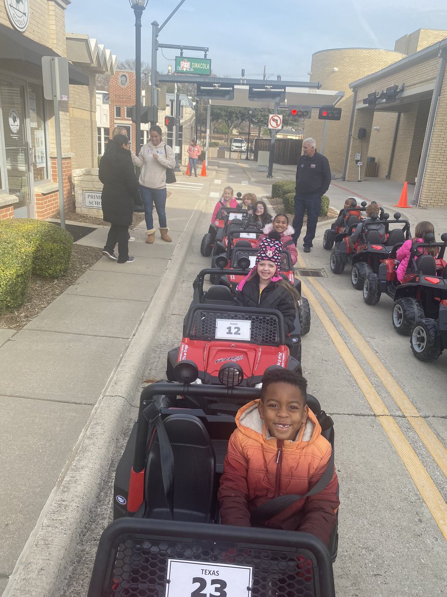 Safety Town Field Trip was a Success! Students had so much fun learning about safety and so excited to ride or drive in the battery motor vehicles. <a href="/1stSonntag/">SE_1stgrade</a> <a href="/SonntagElem/">Sonntag Elementary</a>