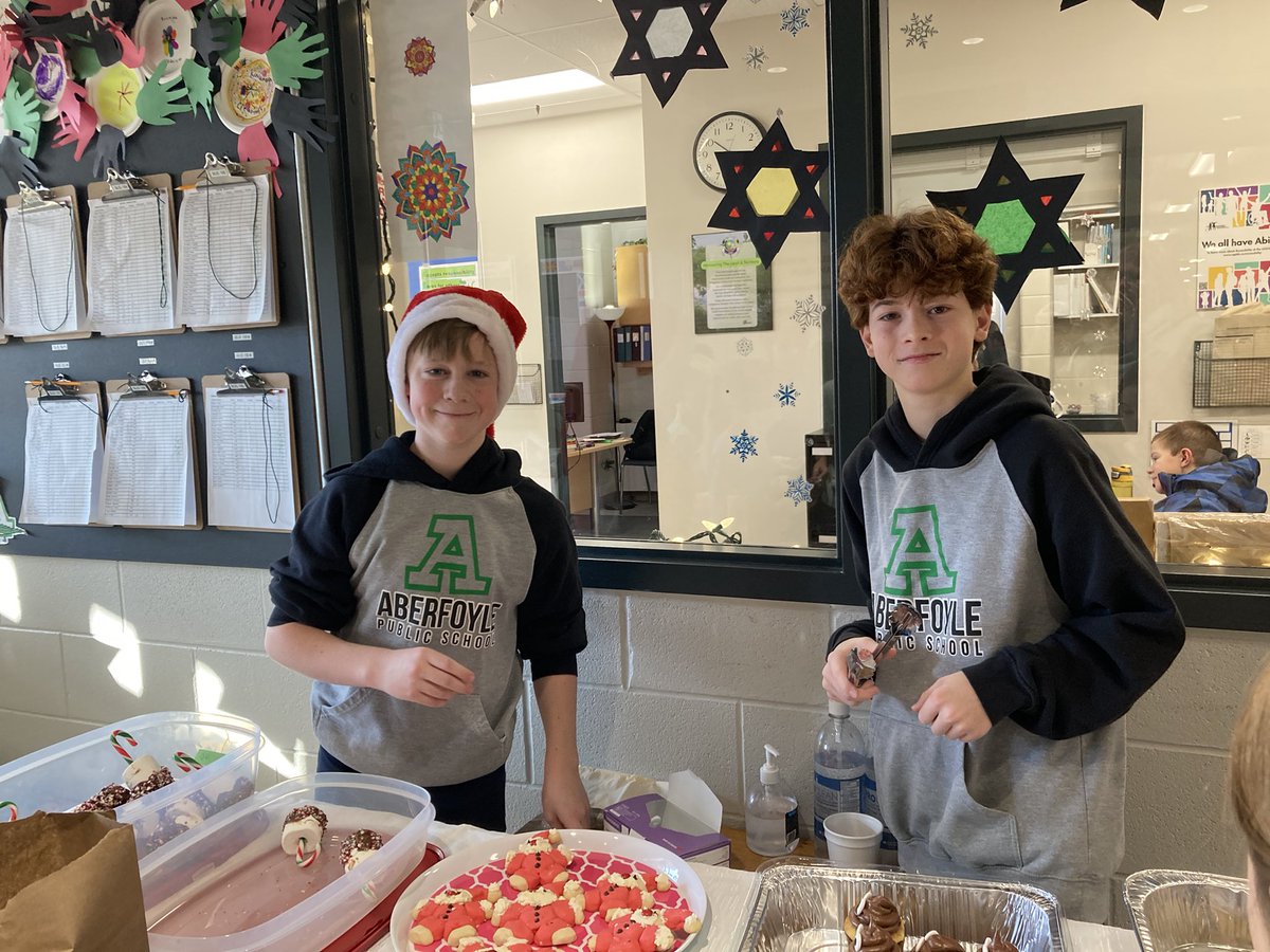 <a href="/AberfoylePS/">Aberfoyle PS</a> <a href="/ugdsb/">Upper Grand DSB</a> hosted a Holiday Bake Sale this morning! Many thanks to parents who donated tasty treats, to members of the School Council for organizing, and to our Mentor Club members who volunteered their time to help. It was awesome!
