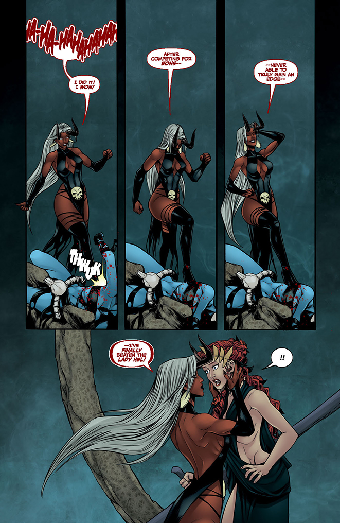 DynamiteComics's tweet photo. The fourth issue of Lady Hel is on sale today from Erik Burnham and Zhengis Tasbolatov. Check out this peek inside.
https://t.co/ThLu8vKvn6
#chaoscomics #ladyhel #erikburnham #zhengistasbolatov https://t.co/LlDRQTmPro
