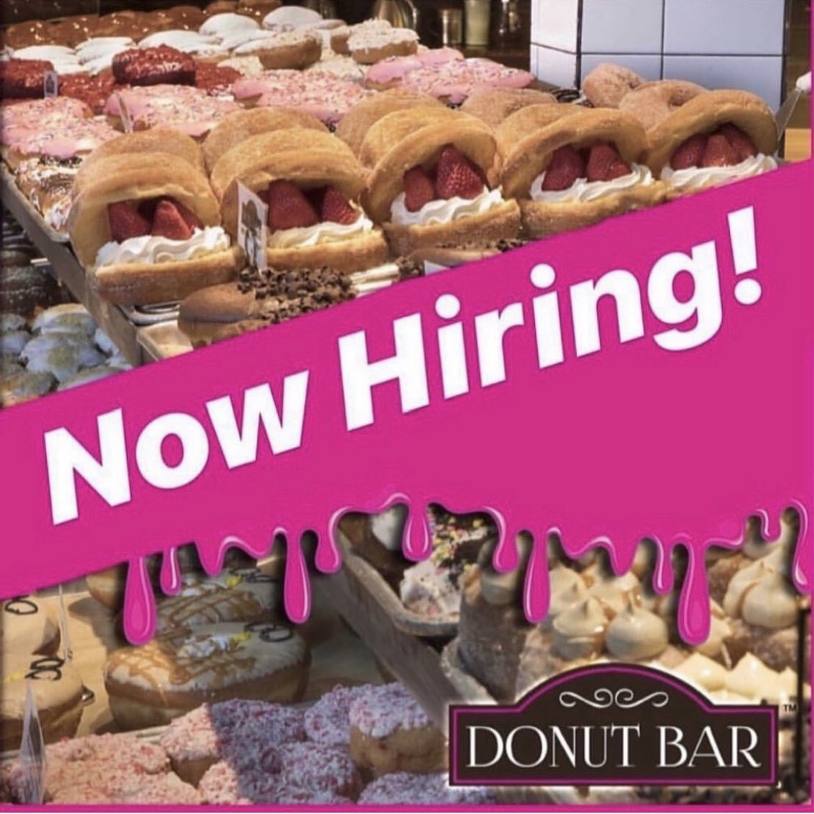 We are HIRING front of the house Baristas!! Apply in Person at DownTown Las Vegas!! 💸🍩☕️🎄 #christmas #vegas