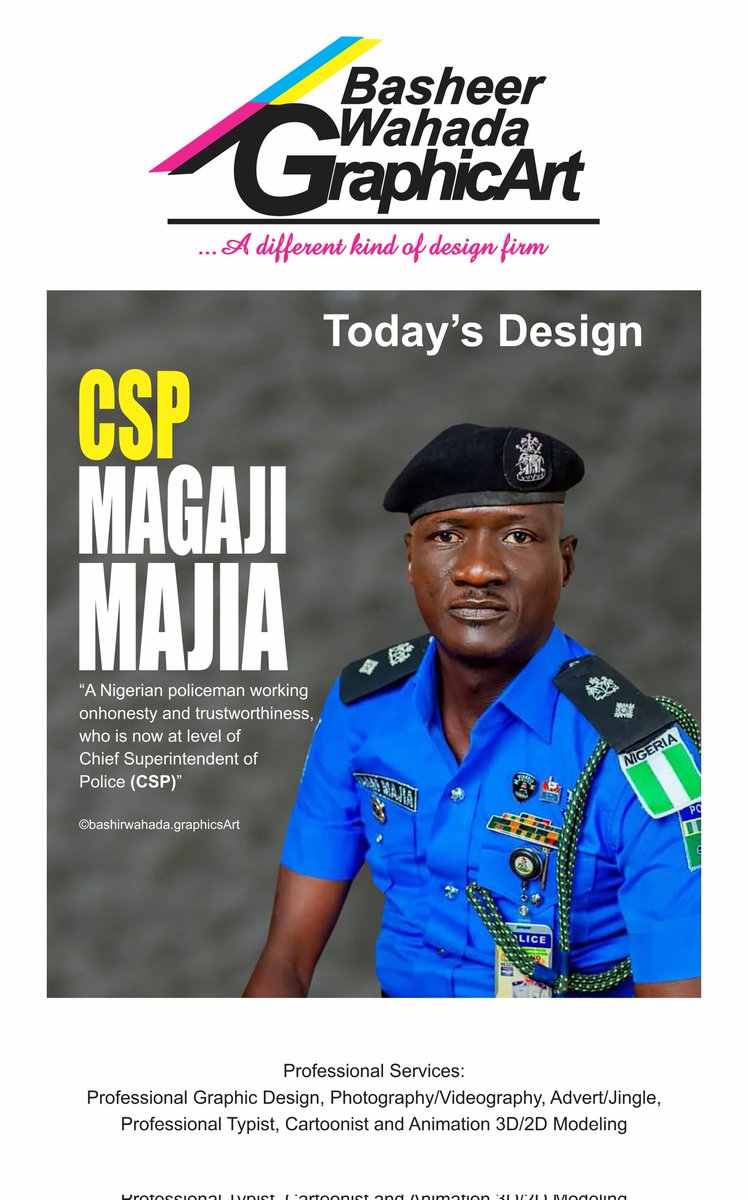 Wahdagraphics's tweet photo. Today's design 
MAGAJI MUSA MAJIA https://t.co/zzQVljbr9j