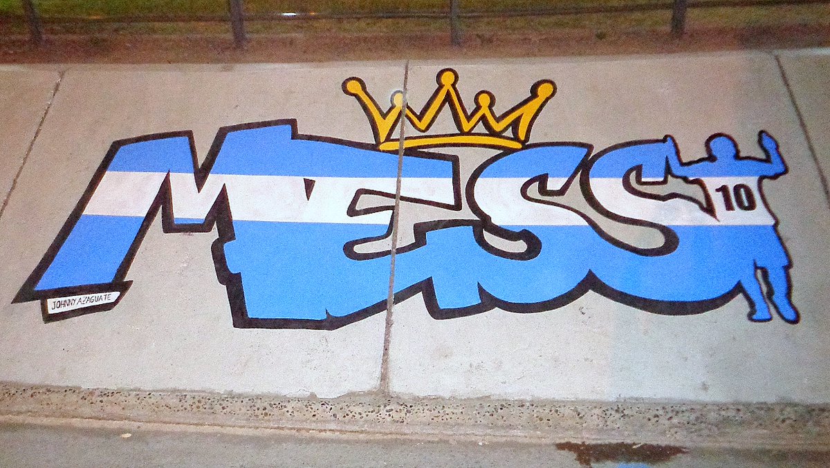 JohnnyAzaguate's tweet photo. #MESSI ♛
Johnny Azaguate
#messiart  #messifanart #graffiti #streetart #artecallejero #art #argentina #neuquén
@globalstreetart @streetartnews @_streetart @I_S_S_ART @Alternopolis @LeoMessiFanClub @Ieomessiok @TodaLaPrimeraA @sudanalytics_ @mundoleodeportv @Argentina @TyCSports https://t.co/eDi7o4gEiz