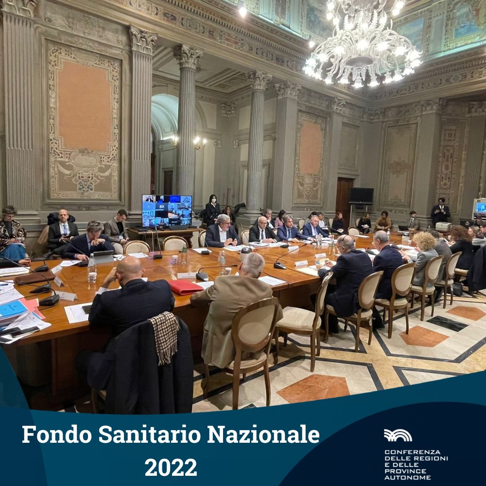 🩺“In sede di Conferenza Stato-Regioni abbiamo tradotto in concreto l’Accordo Politico sul Riparto del Fondo Sanitario Nazionale 2022, che la Conferenza delle Regioni aveva sancito il 2 dicembre scorso”, <a href="/M_Fedriga/">Massimiliano Fedriga</a> , Presidente Conferenza delle Regioni.
🔗bit.ly/3hGE9zF