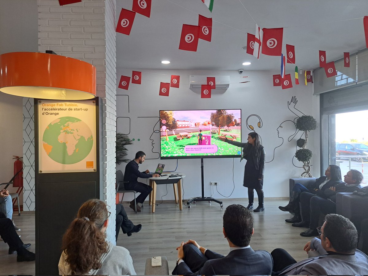 MariemTURKY's tweet photo. #OrangeDigitalCenter 🇹🇳organise le Demo Day de la cohorte de formation en production de Jeux Vidéo 3D #3DGameX en partenariat avec #Netinfo
#Gaming #entreprenariat #ODC
@OrangeTN_Plus https://t.co/zbjlGO1sb5