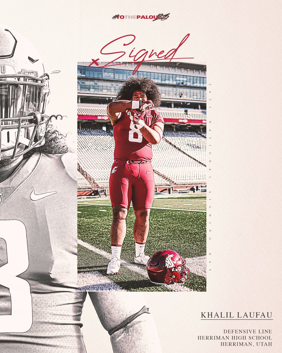 Washington State Football (@wsucougarfb) on Twitter photo 𝒮𝒾𝑔𝓃𝑒𝒹✍️
CHEE HOO‼️ <a href="/_khalil05_/">Khalil Laufau</a> IS OFFICIALLY A COUG‼️
bit.ly/3HYVVsJ
#GoCougs | #WAZZU | #ToThePalou23 𝒮𝒾𝑔𝓃𝑒𝒹✍️
CHEE HOO‼️ <a href="/_khalil05_/">Khalil Laufau</a> IS OFFICIALLY A COUG‼️
bit.ly/3HYVVsJ
#GoCougs | #WAZZU | #ToThePalou23