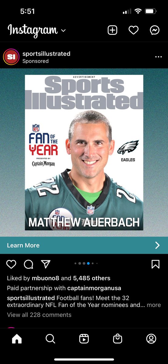 Our very own Principal Auerbach was named Philadelphia Eagles Fan of the Year! He is now competing to become the NFL Fan of the Year. He needs YOUR votes to get him to the top three candidates. You can vote as many times as you would like ➡️nfl.com/honors/fan-of-…
💚🦅🤍🏈