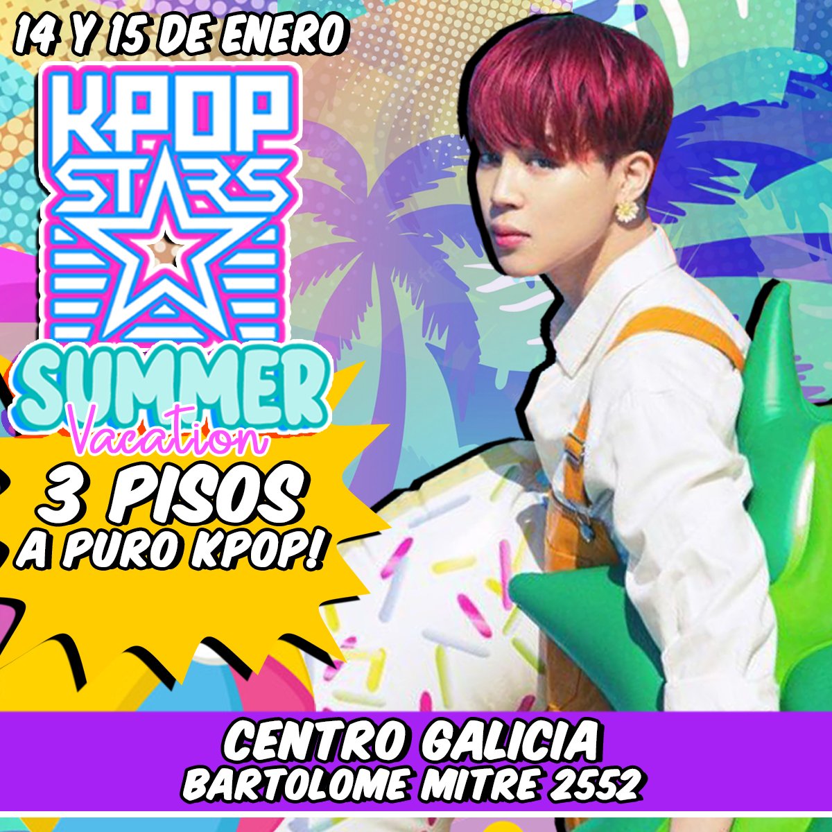 KpopStarsArg's tweet photo. 💛 Chingus COMENZAMOS EL AÑO junto a JIGOKU PRODUCCIONES &amp; KPOPSTARS.
Un día a puro KPOP con entrada % 𝗚𝗥𝗔𝗧𝗨𝗜𝗧𝗔!!! **ESPECIAL SUMMER**

TODA LA INFO AQUI: https://t.co/SivLwcnqXX https://t.co/maf0okMOrt