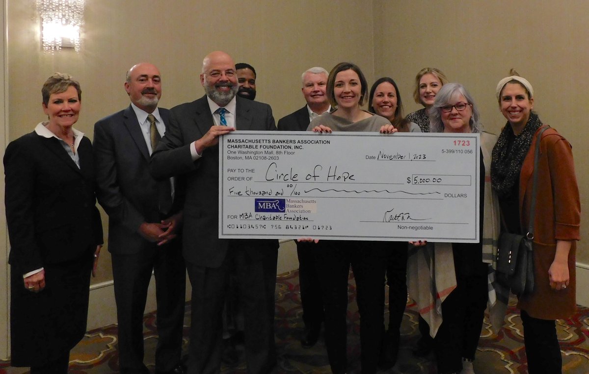 Circle of Hope, Inc. (Group IV) was one of this year's grant recipients for the Charitable Foundation's annual community grant. Their core mission is providing clothing and necessities for those experiencing homelessness.