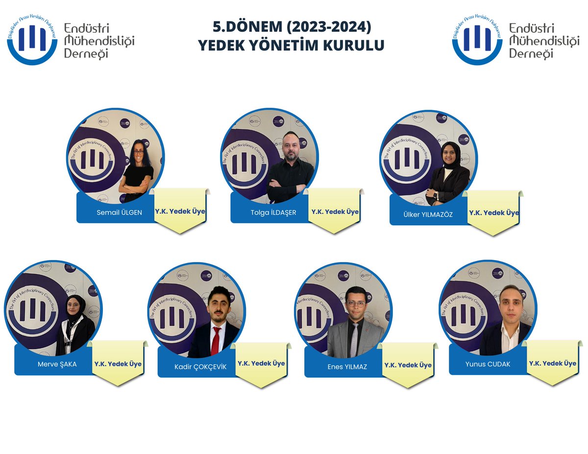 Yeni Dönem Yedek Yönetim Kuruluna Hayırlı Olsun Diyoruz! #endüstrimühendisliğiderneği