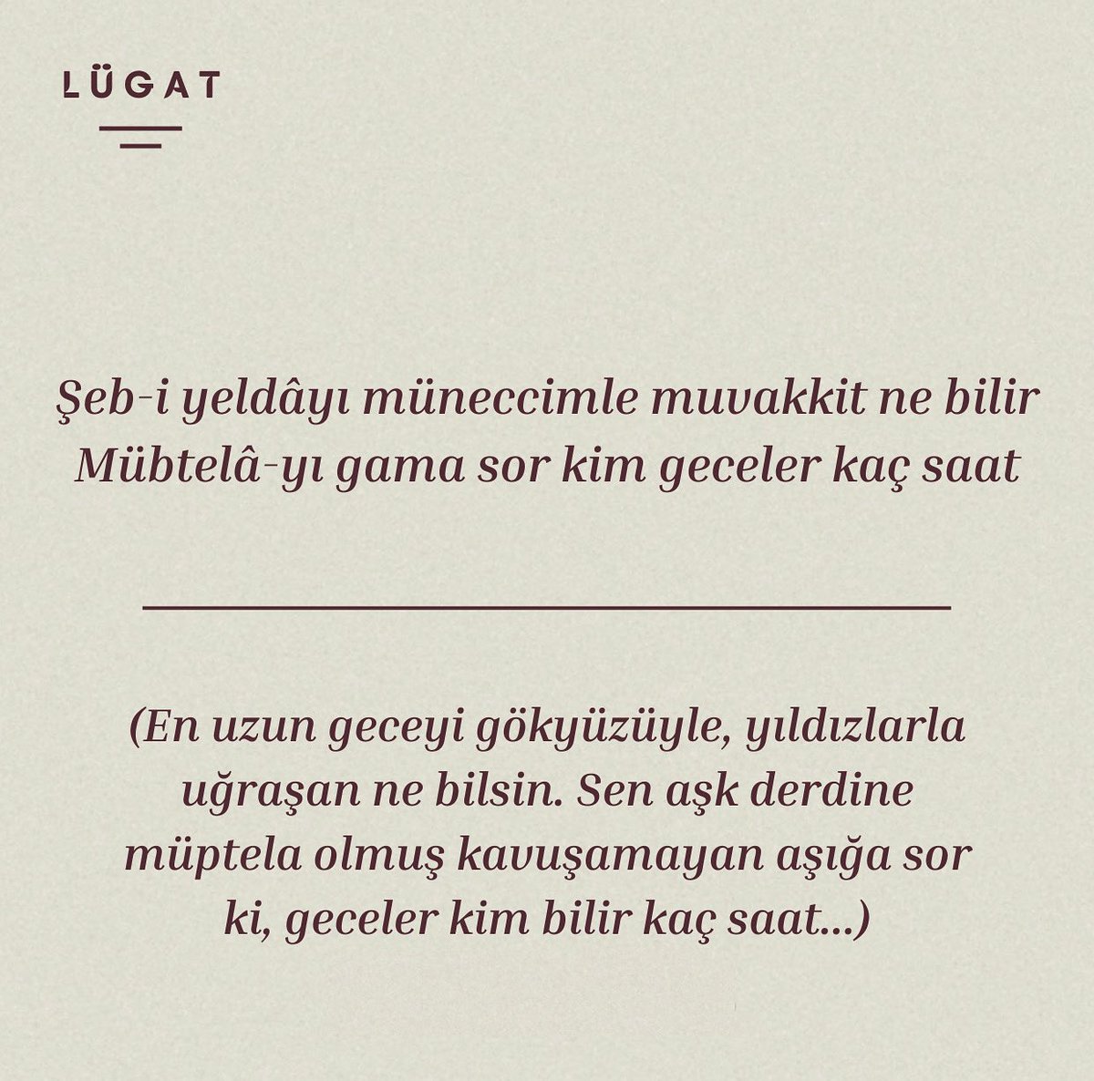 lugatsokagi's tweet photo. Bugün 21 Aralık, en uzun gece… https://t.co/lEltpWui77