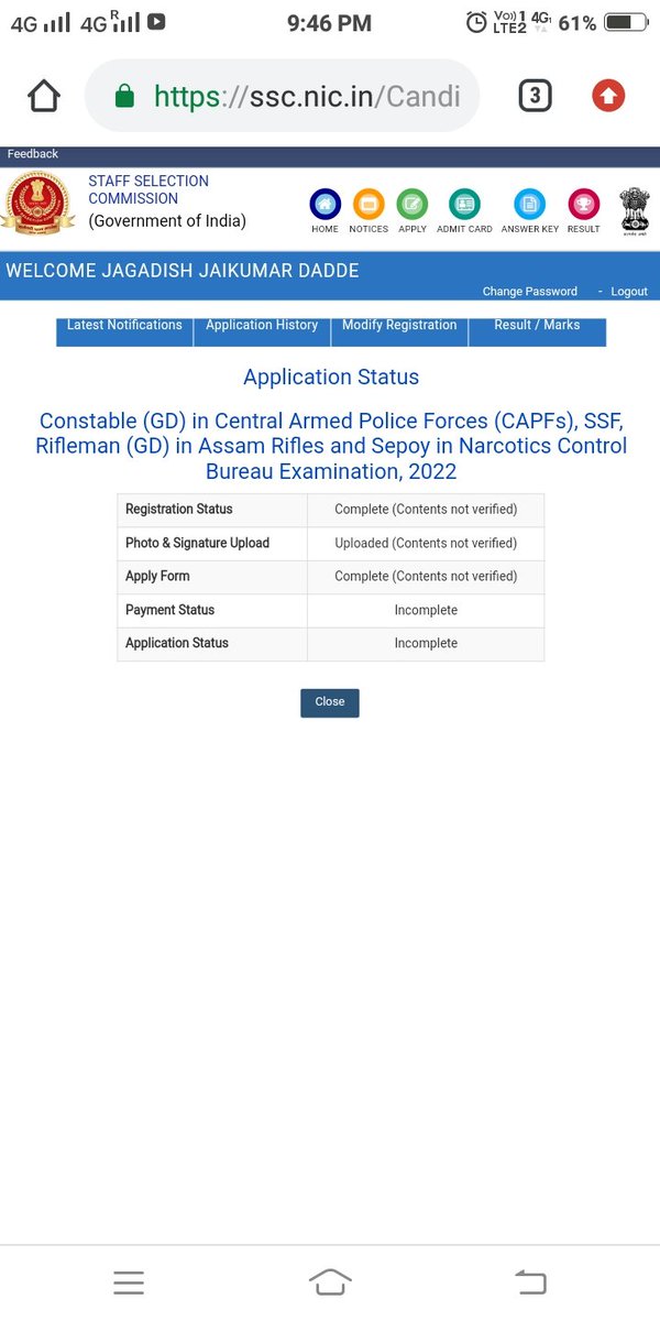 jagadish_dadde's tweet photo. @ssc_official__ 
Please say solution for SSC GD 2022 ONLINE PAYMENT. 
You say "When payment was failure then check status 48 hours completed".
Then what I can do when application date also end before 48 hours? 
Please REOPEN Only ONLINE PAYMENT MODE. 
@ssc_official__ 
@ssc_chief https://t.co/vA1mP5jQbw