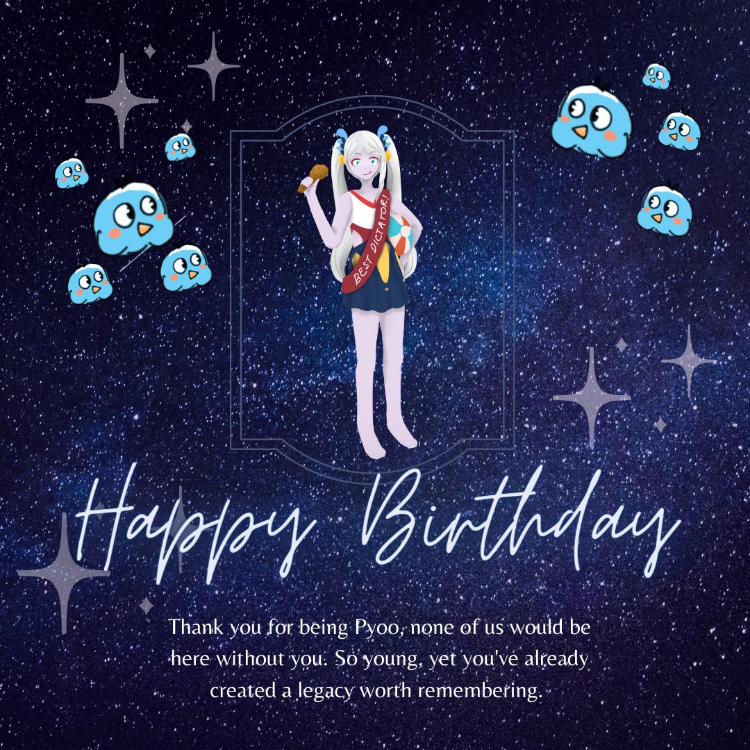 thisisartunion's tweet photo. Happy Birthday to someone very dear to the heart of Art Union, none other than @PixelPyoo! Help us wish her a lovely day and thank her for being the rock of this beautiful community! https://t.co/5QrCL7Cooq