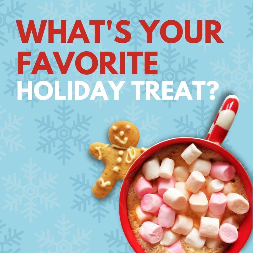 The holidays come with many treats and while we don’t recommend eating too many of them, we do want to know what your favorite is! 😋 #HolidayTreats #holidays #favorite