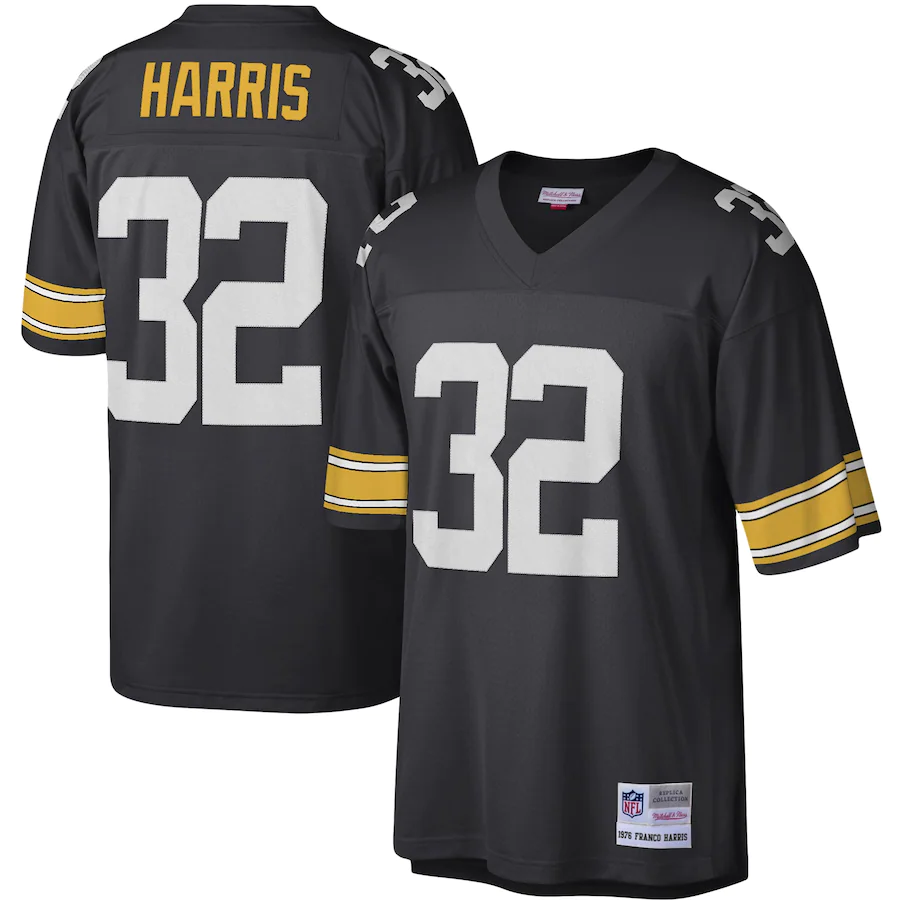 nflrums's tweet photo. In Honor Of #Steelers Franco Harris passing we are going to give this Mitchell and Ness jersey to a lucky fan by the end of Thursday Night. #HereWeGo #NFLTwitter #NFL 
🏈Like, Comment, and RT
🏈Follow @nflrums and turn on notifications. 
#payitforward #RipLegend https://t.co/qJVJKRMVVG