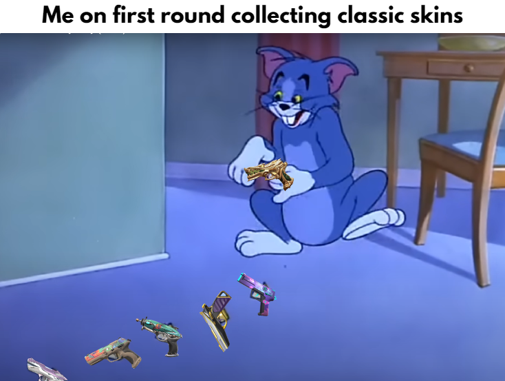 ValorantUpdated's tweet photo. Skins > Strats

u/BlazeBubble9 | #VALORANT https://t.co/dxmp0l6SLN
